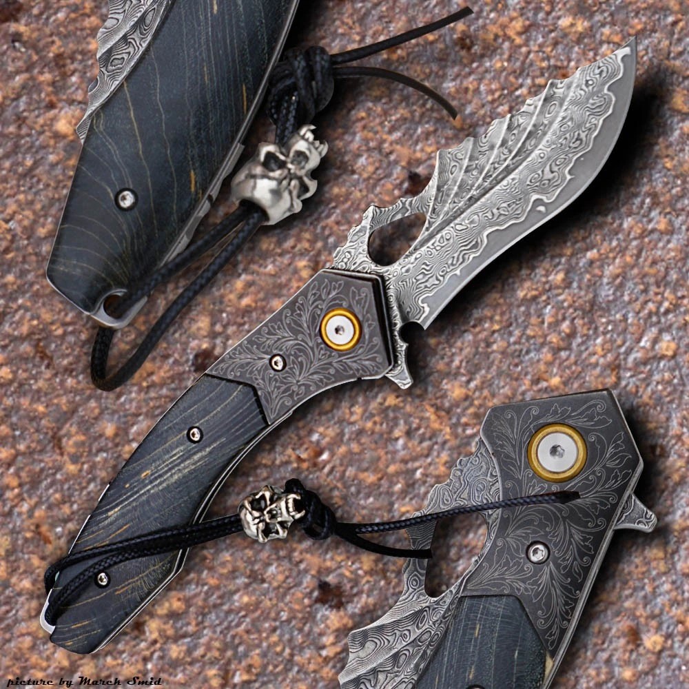 foto Dama�kov� zav�rac� n�� Dellinger Nautilus, stabilizovan� topol & VG-10